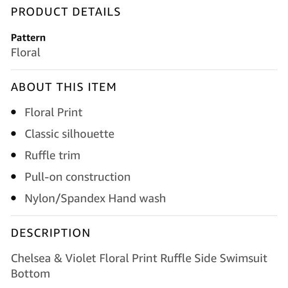 Chelsea & Violet Black Ruffle Floral Bikini Set - Picture 11 of 12